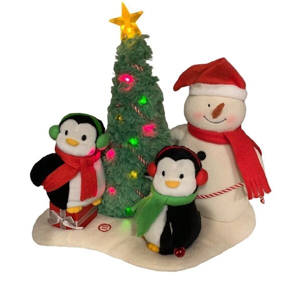 Hallmark Very Merry Trio 2006 Christmas Tree Penguins Snowman - Picture 4 of 11